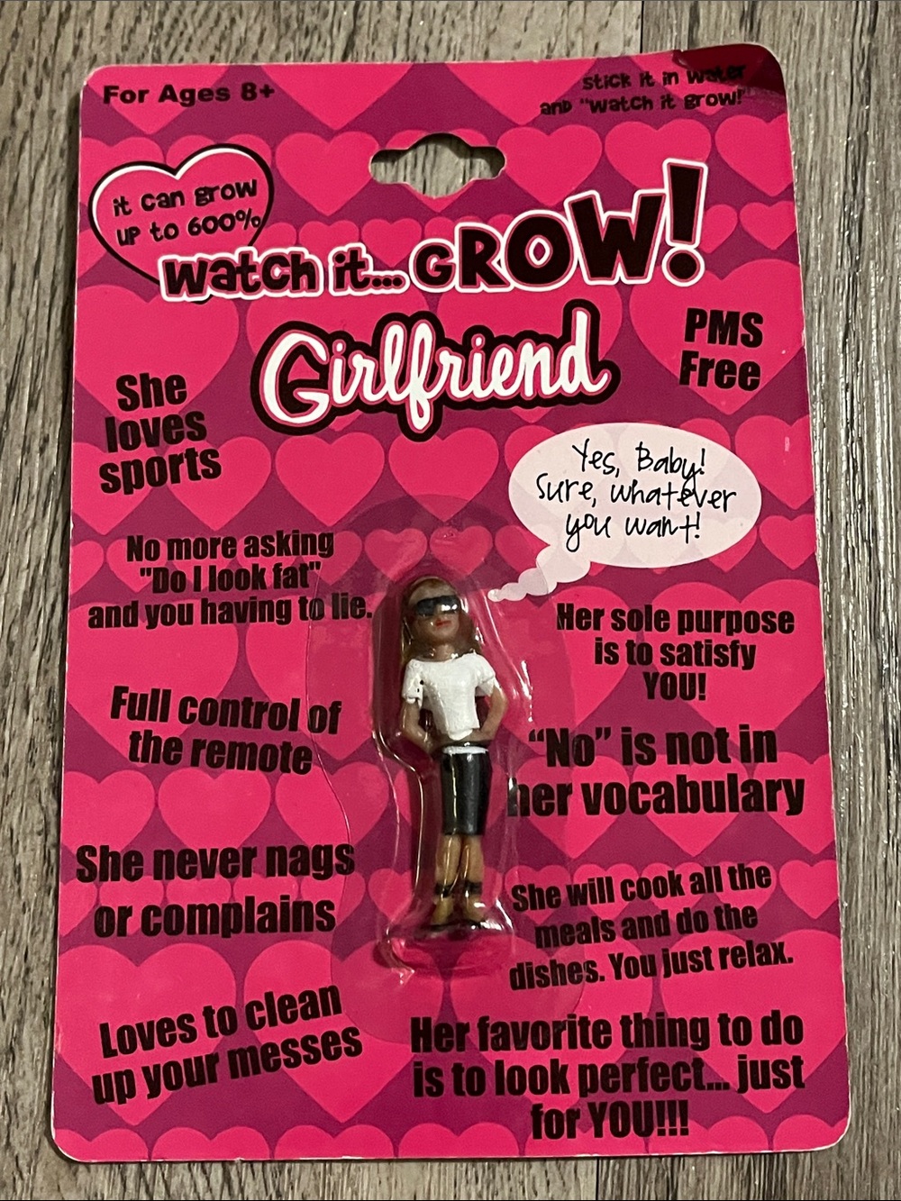 Watch It...GROW! Girlfriend Gag Gift Figure